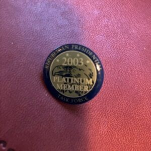 Republican Presidential Platinum Member Pin